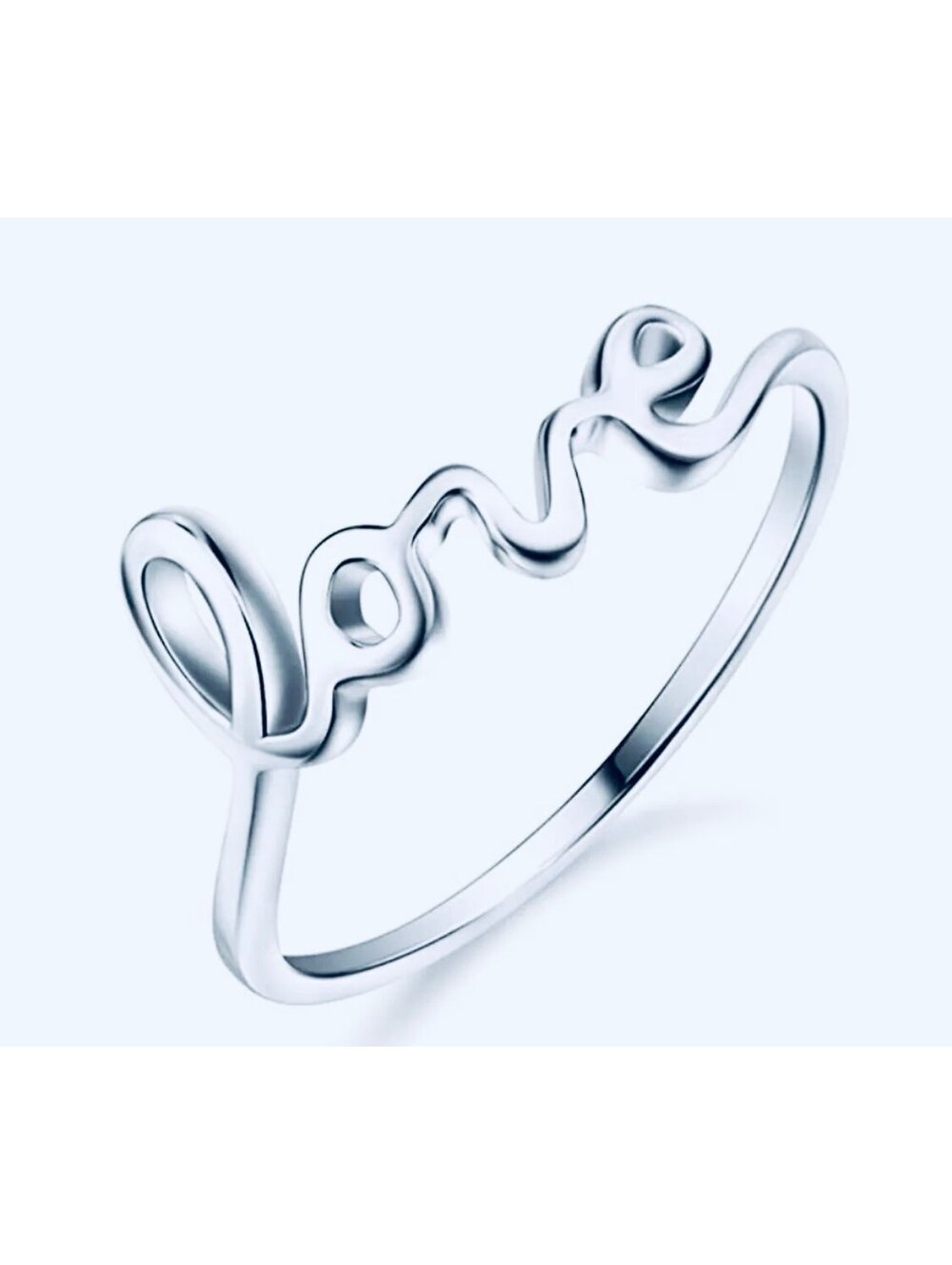 New - Luxurious and Exquisite “Love” Ring - Size 9